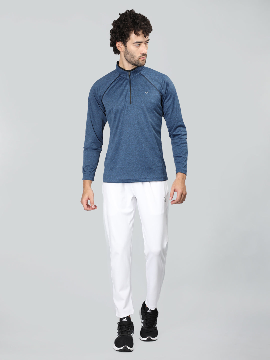 Neva Men T-Neck Full Sleeves T-shirt Textured pattern