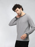 Neva Men Crew Neck Full Sleeves T-shirt Wave pattern