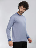 Neva Men Crew Neck Full Sleeves T-shirt Wave pattern