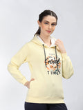Neva Women Hoody Neck Full Sleeves Sweatshirt Printed pattern