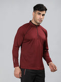 Neva Men T-Neck Full Sleeves T-shirt Textured pattern