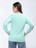 Neva Women Round Neck Full Sleeves Sweatshirt Printed pattern