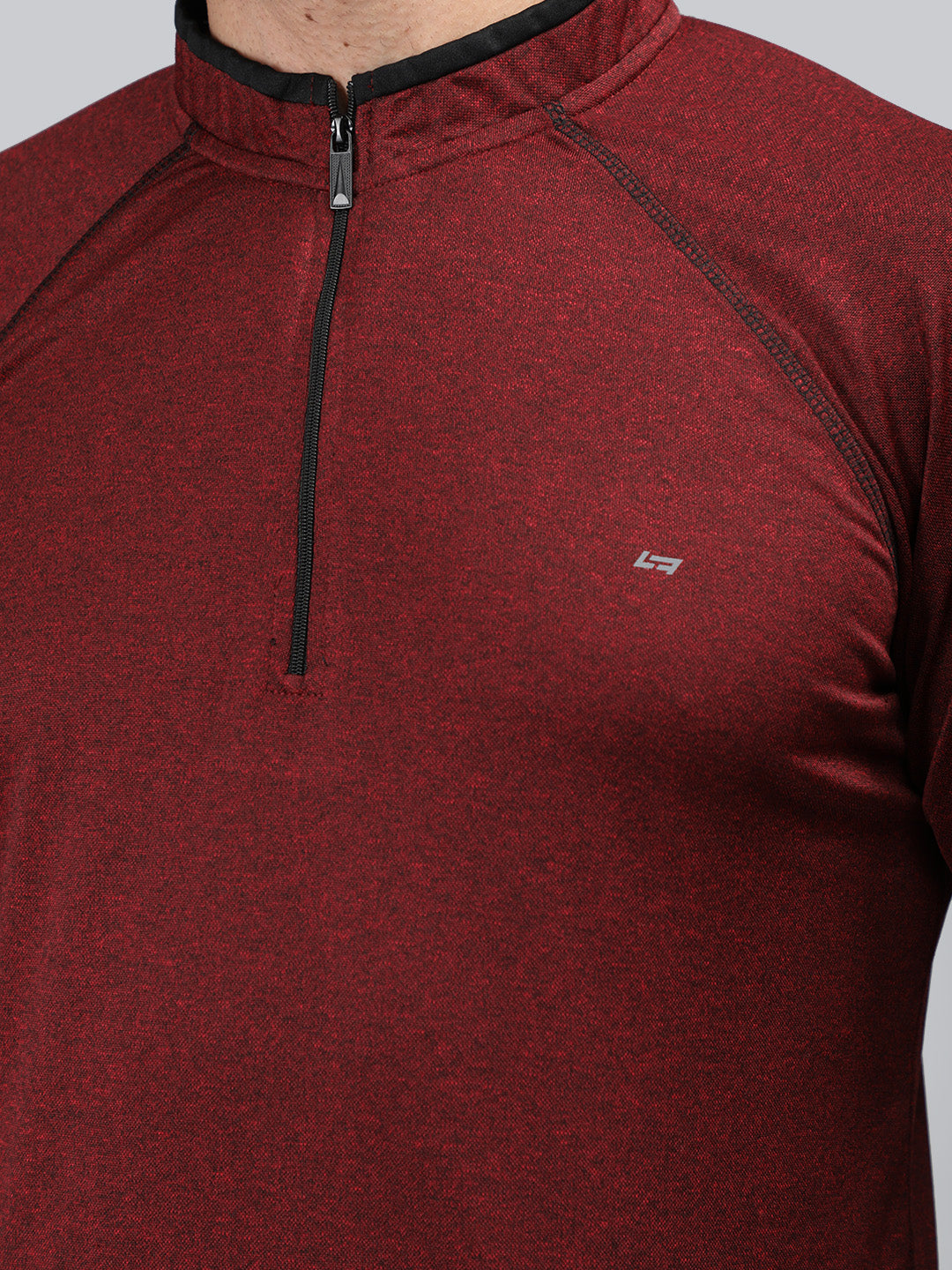 Neva Men T-Neck Full Sleeves T-shirt Textured pattern