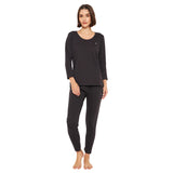 Neva Women Glaccia 3/4th Sleeve Thermal Upper & Bottom Set