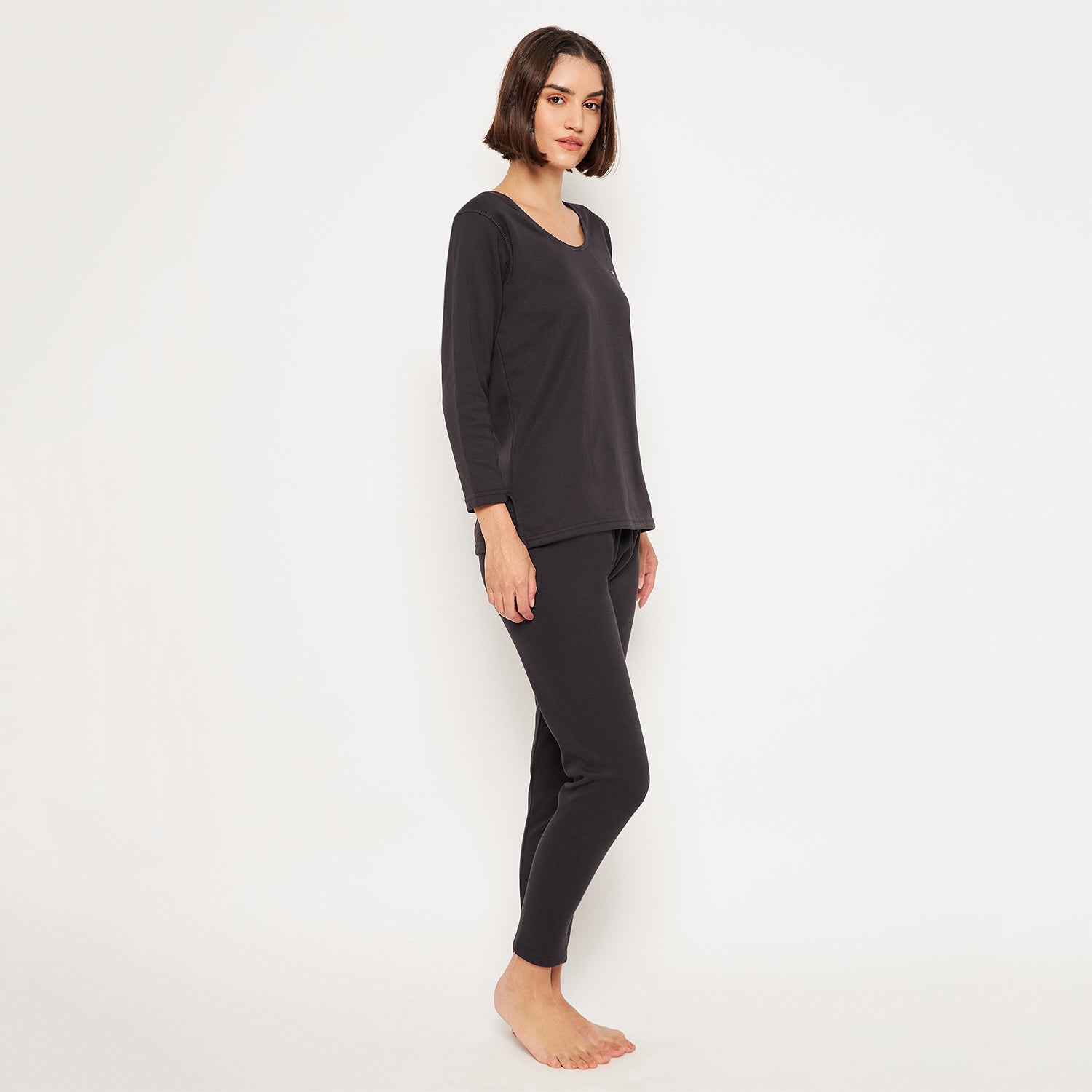 Neva Women Glaccia 3/4th Sleeve Thermal Upper & Bottom Set