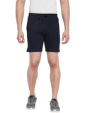 Neva Men Cotton Rich Solid Color Bermuda- Navy