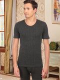 Neva Round Neck Half Sleeves Thermal Upper For Men Anthra