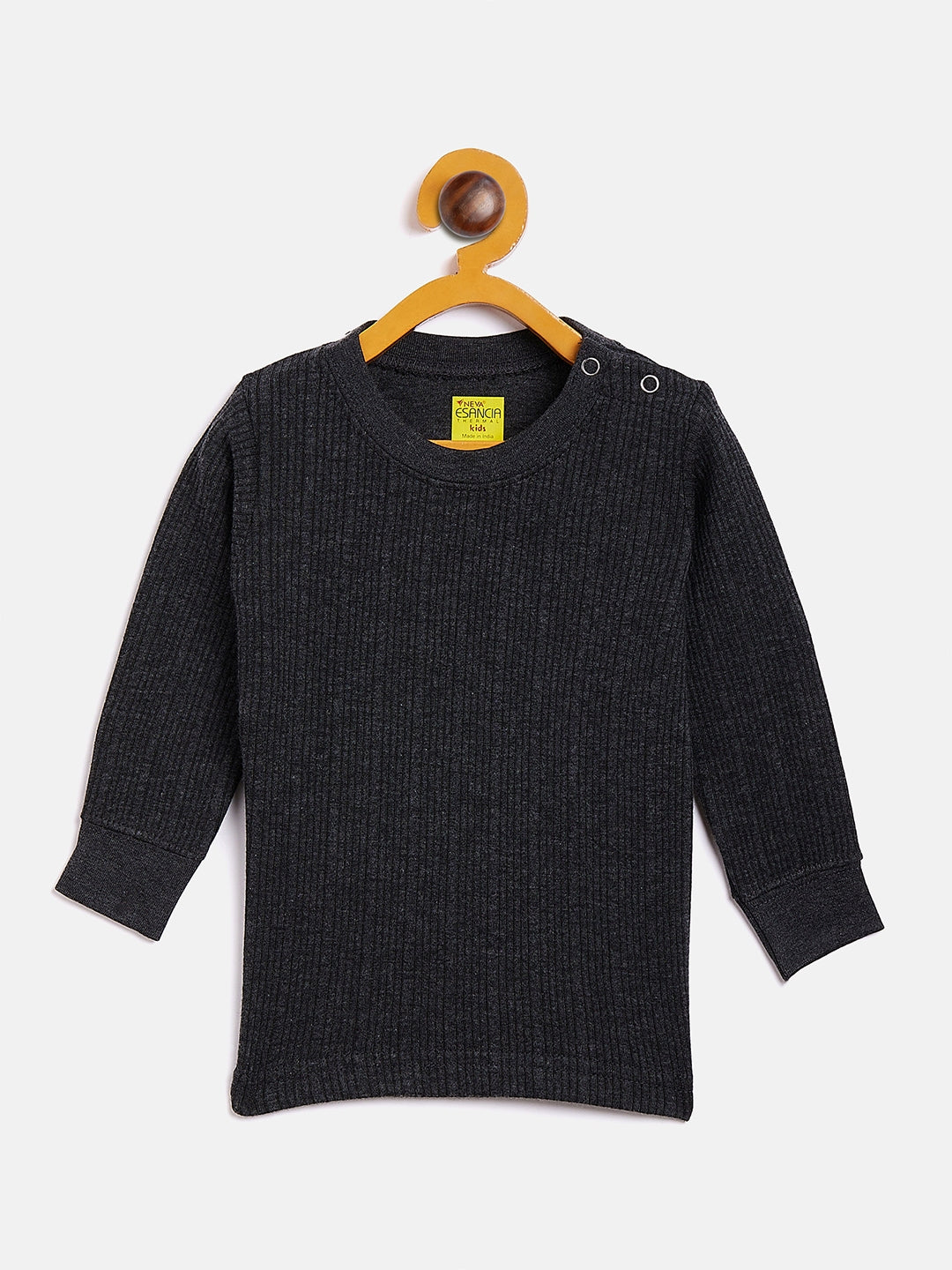 Neva Kids Unisex (Boys and Girls) 2 Uppers Combo Set Esancia Thermal- 1 Anthra and 1 Off White