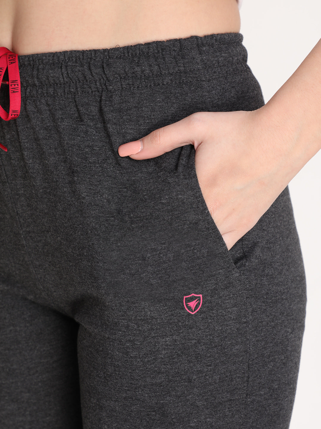 NEVA Women Cotton Capri Pants- Anthra