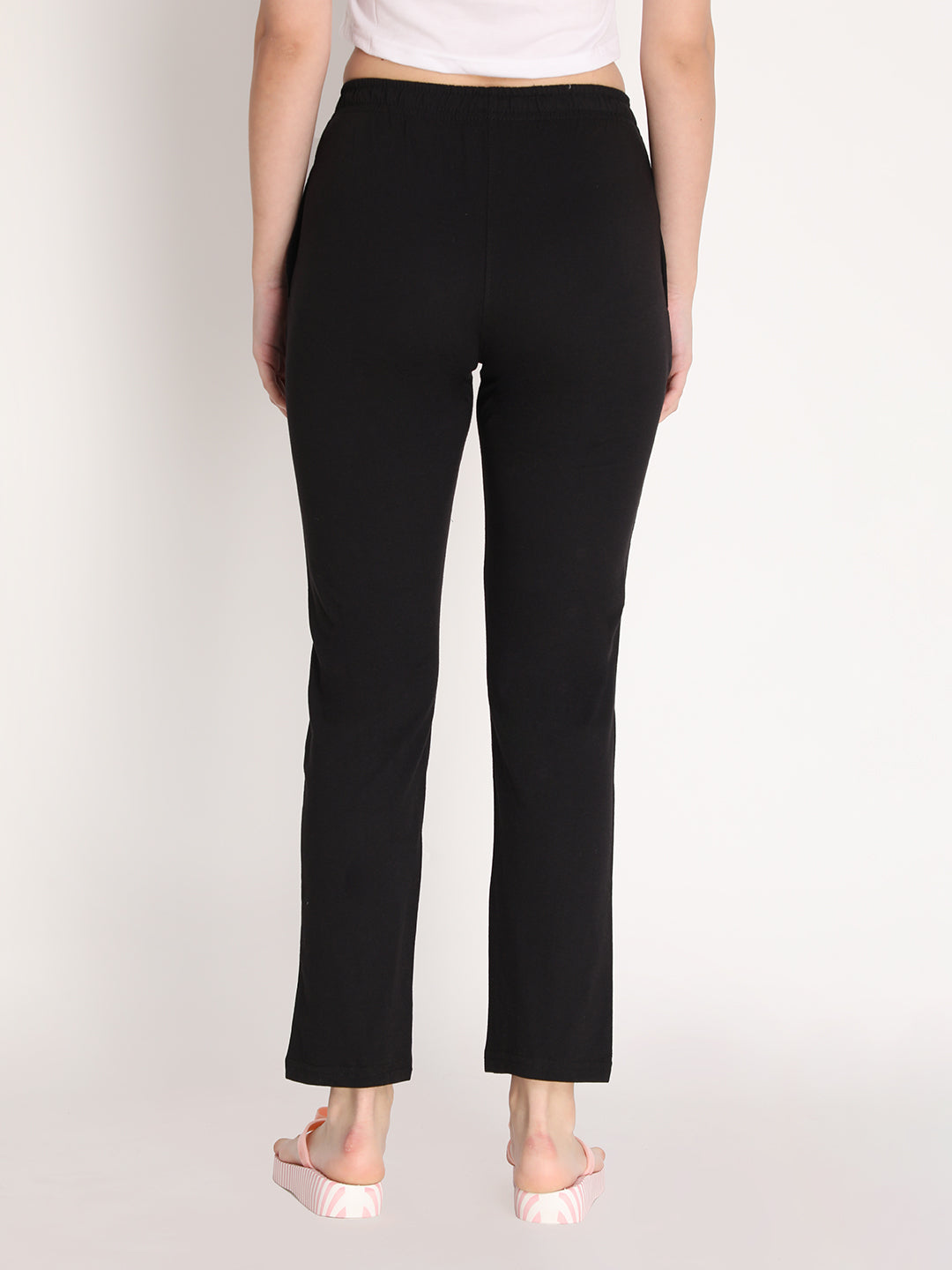 NEVA Women Regular Fit Track pants- Black