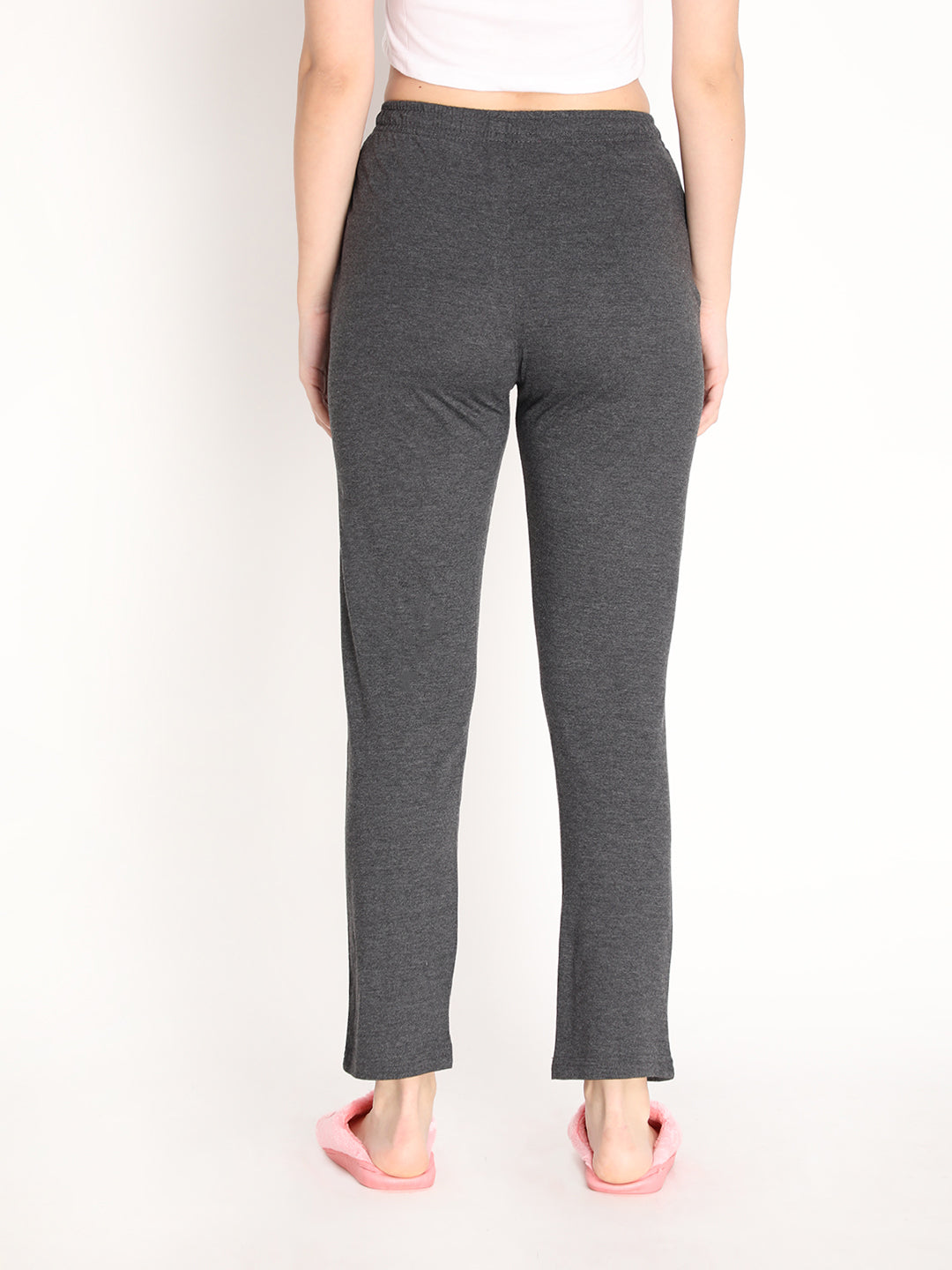 NEVA Women Regular Fit Track pants- Anthra