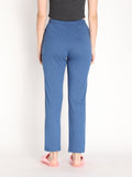 NEVA Women Regular Fit Track pants- Denim Milange