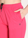 NEVA Women Regular Fit Track pants- Hot Pink