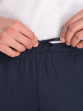 Neva Men's Sweatfree Trackpant with Single Side and back Side Zipped Pocket-Navy