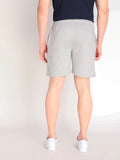 Neva Men's Contrast Front Piping Smart Look Bermuda- Milange Grey