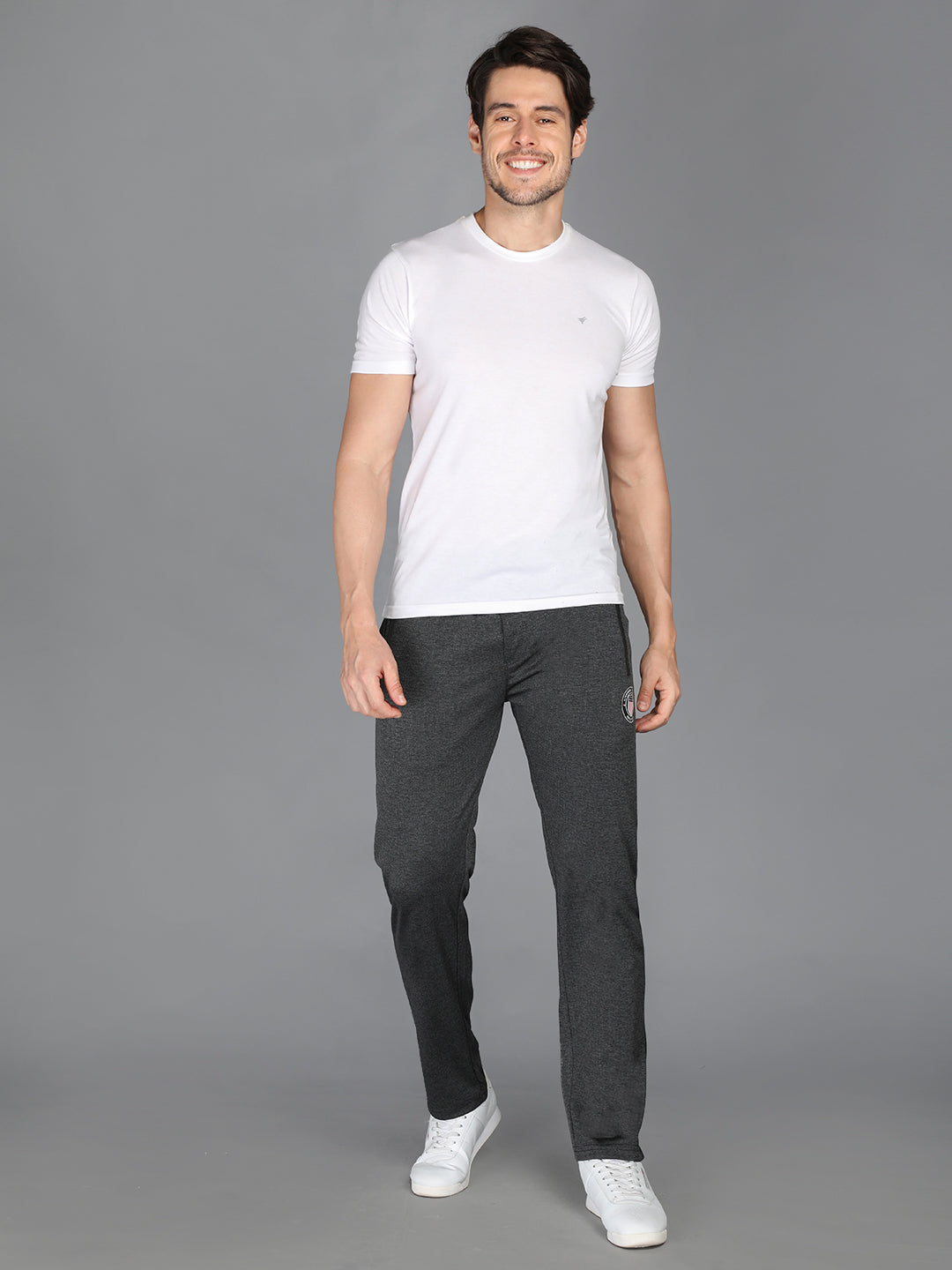 Neva Men's Regular Fit Track Pant-Black