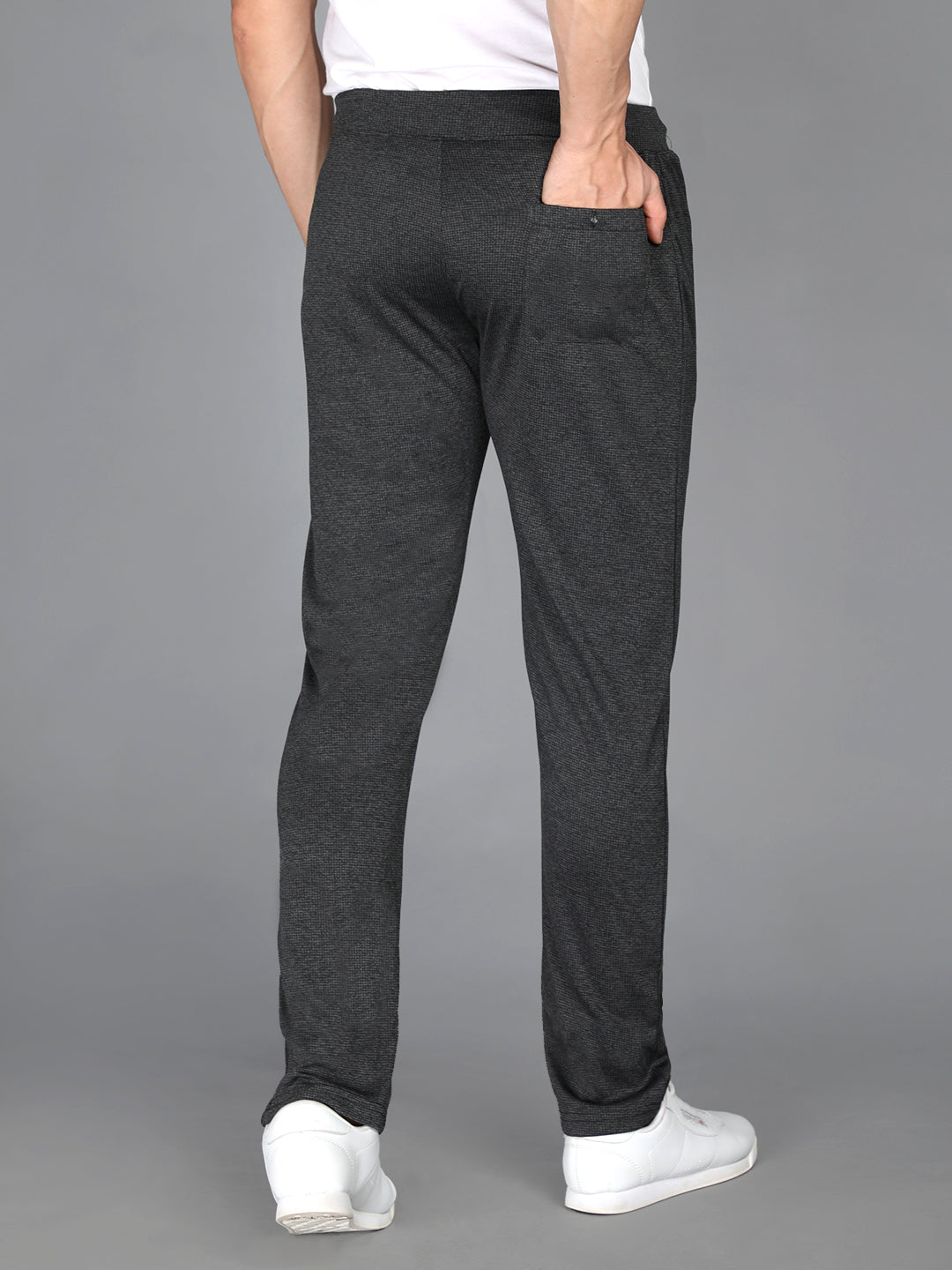 Neva Men's Regular Fit Track Pant-Black