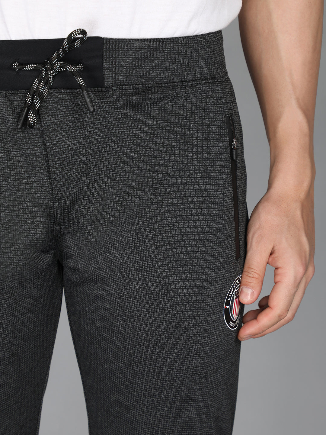 Neva Men's Regular Fit Track Pant-Black