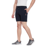 Neva Men Cotton Rich Solid Color Bermuda- Navy