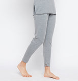 Neva Women Lower with Elasticated Waist- Milange Grey (Glaccia)