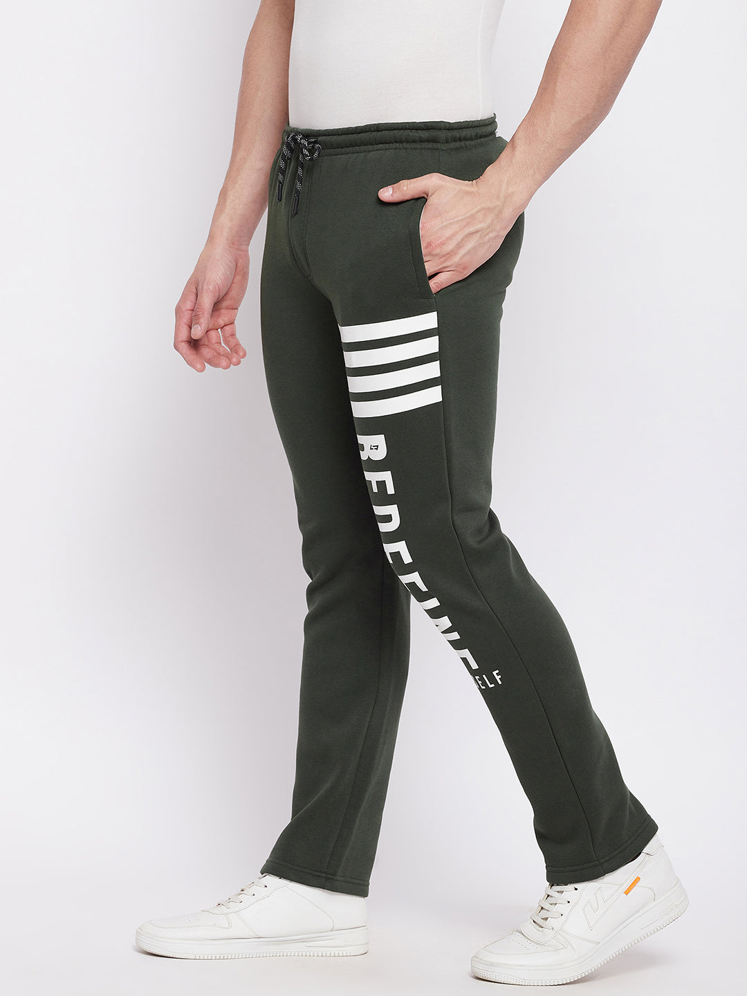 Livfree Mens Typographic Printed Winter lower