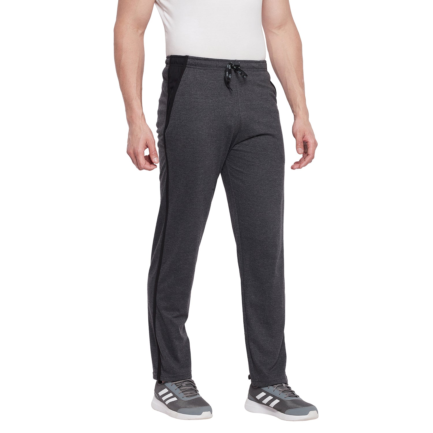 Neva Men Trackpants Elasticated waistband with Drawstring Regular Fit