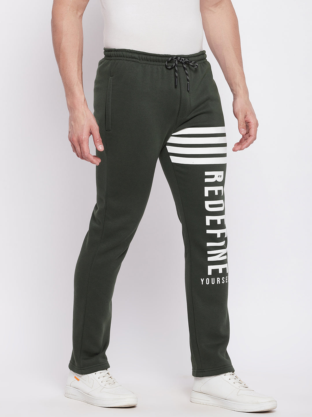 Livfree Mens Typographic Printed Winter lower