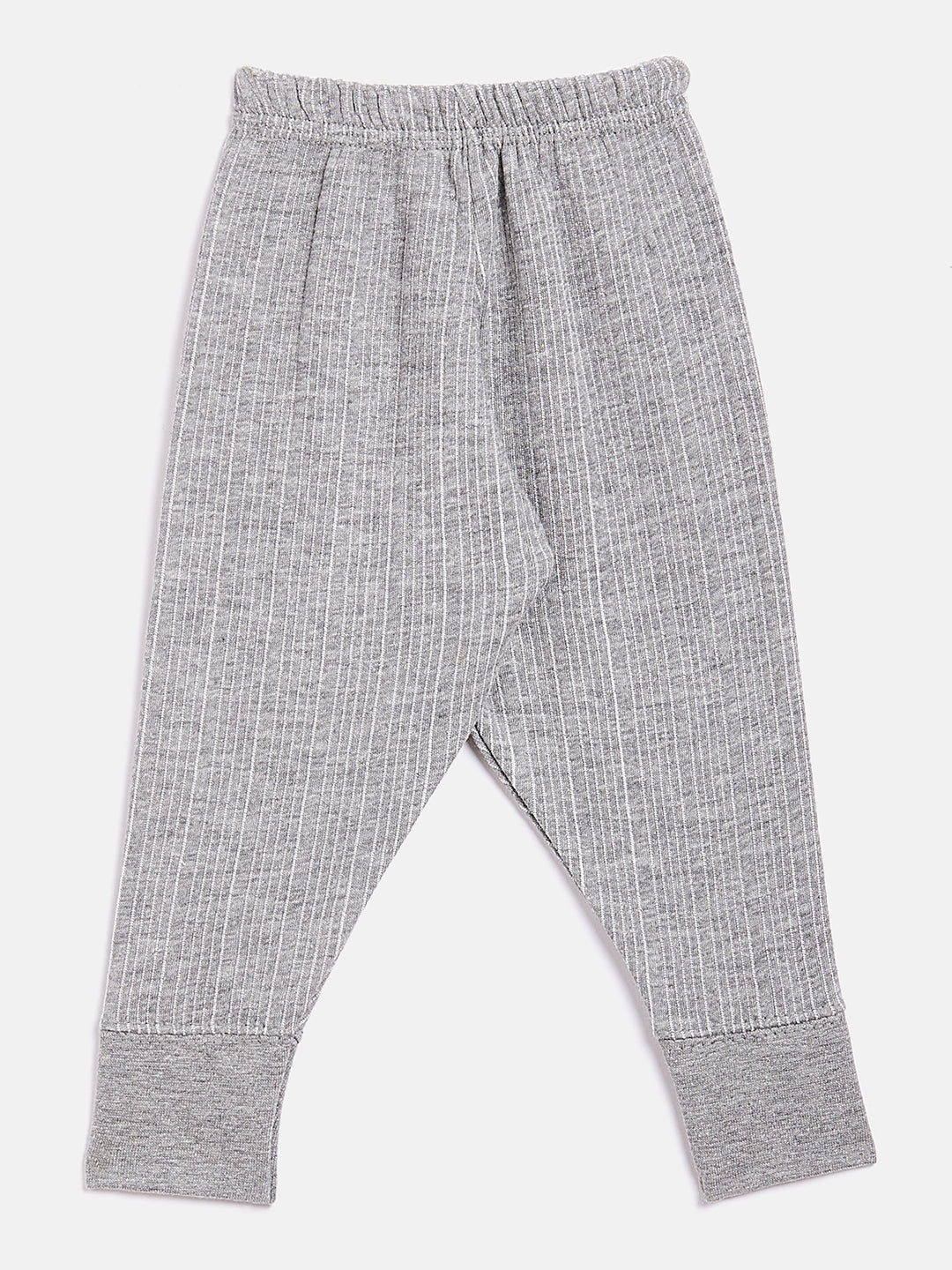 Neva Kids Unisex (Boys and Girls) 2 Lowers Combo Set Esancia Thermal- 1 Milange Grey and 1 Off White