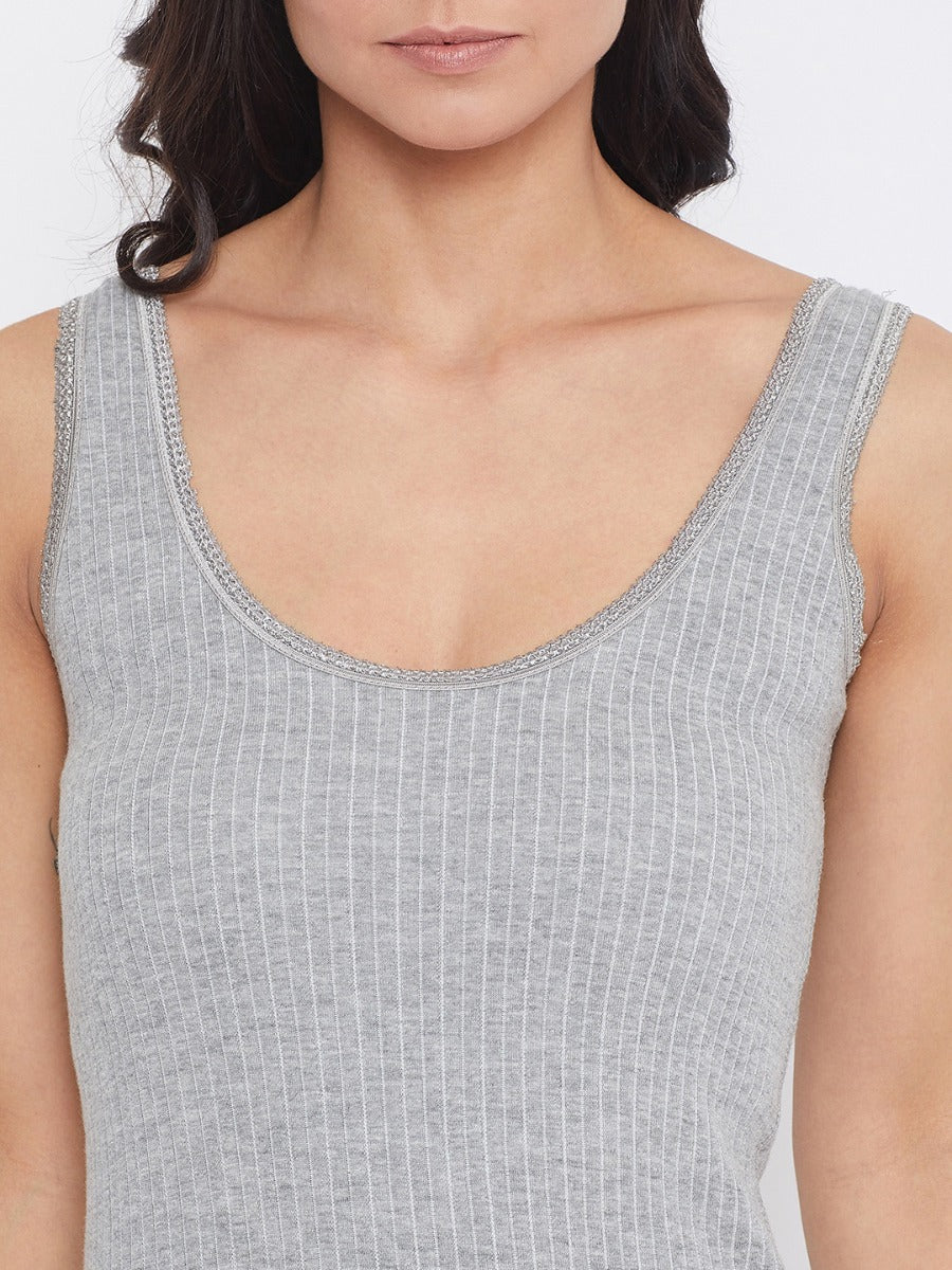 Neva Modal Deep Scoop Neck Sleeveless Warmer/Thermal Upper for Women