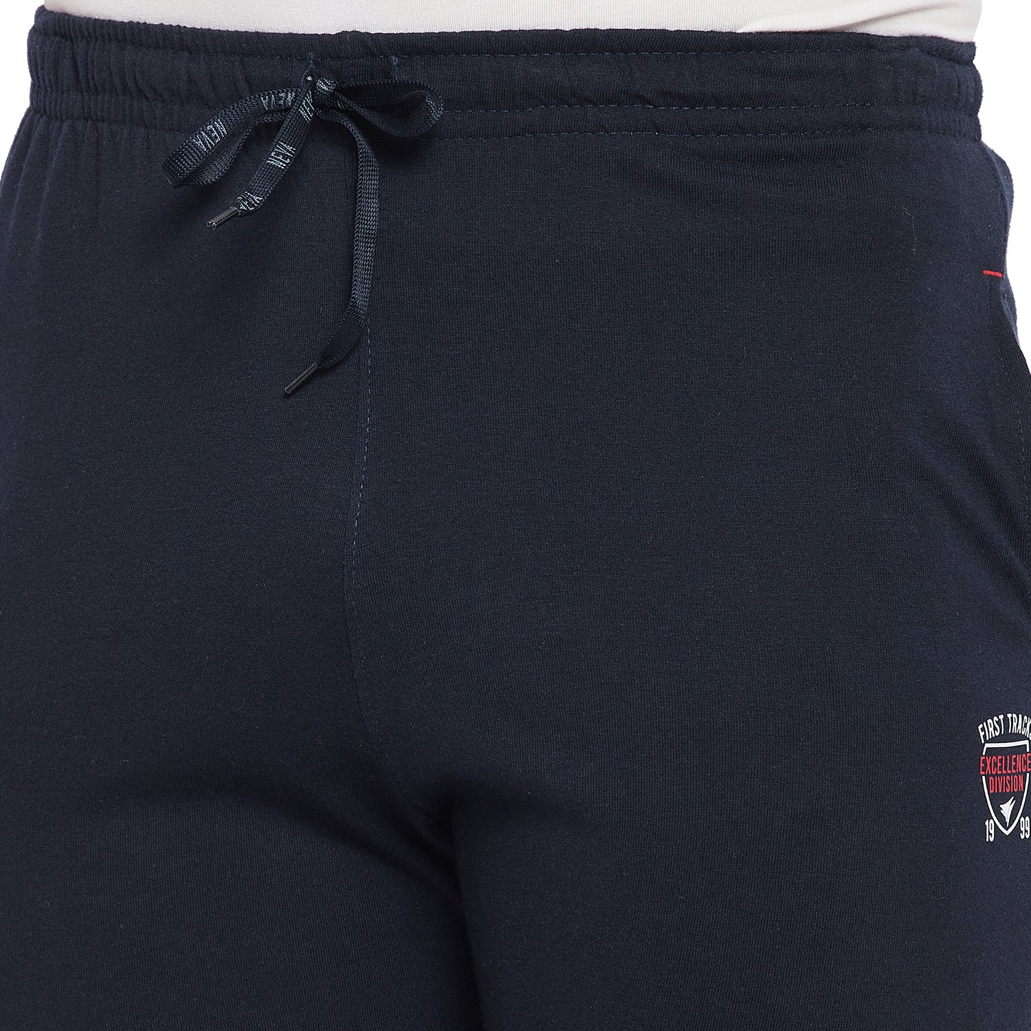 Neva Men Cotton Rich Solid Color Bermuda- Navy