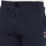 Neva Men Cotton Rich Solid Color Bermuda- Navy