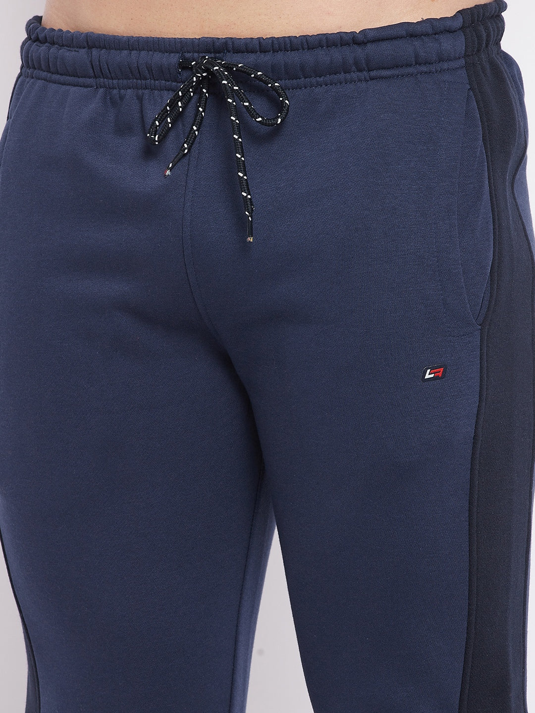 Livfree Mens T-Neck Full Zipper Tracksuit- Denim