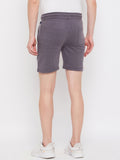 Livfree Men's Bermuda in Wave Pattern Both Side Zipper Pockets - Navy Mix