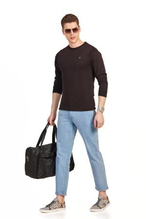 Neva Men Round Neck Full Sleeves Thermal Upper- Black (Glaccia)