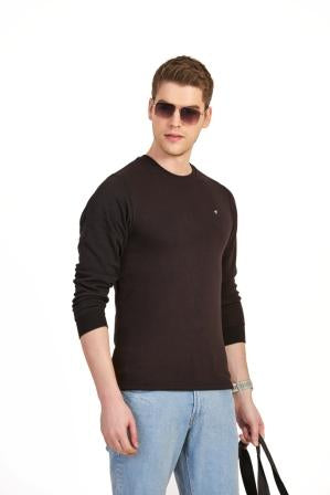 Neva Men Round Neck Full Sleeves Thermal Upper- Black (Glaccia)