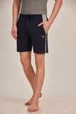 Neva Men's Sweatfree Bermuda with Single Side Zipped Pocket-Navy