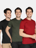 Neva Men Round Neck T-shirt Pack of 3Pcs