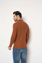 Neva High Neck Solid Men tshirt Full sleeves