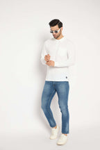 Neva Polo Neck Solid Men tshirt Full sleeves chest pocket