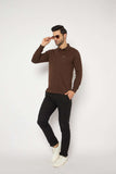 Neva Polo Neck Solid Men tshirt Full sleeves chest pocket