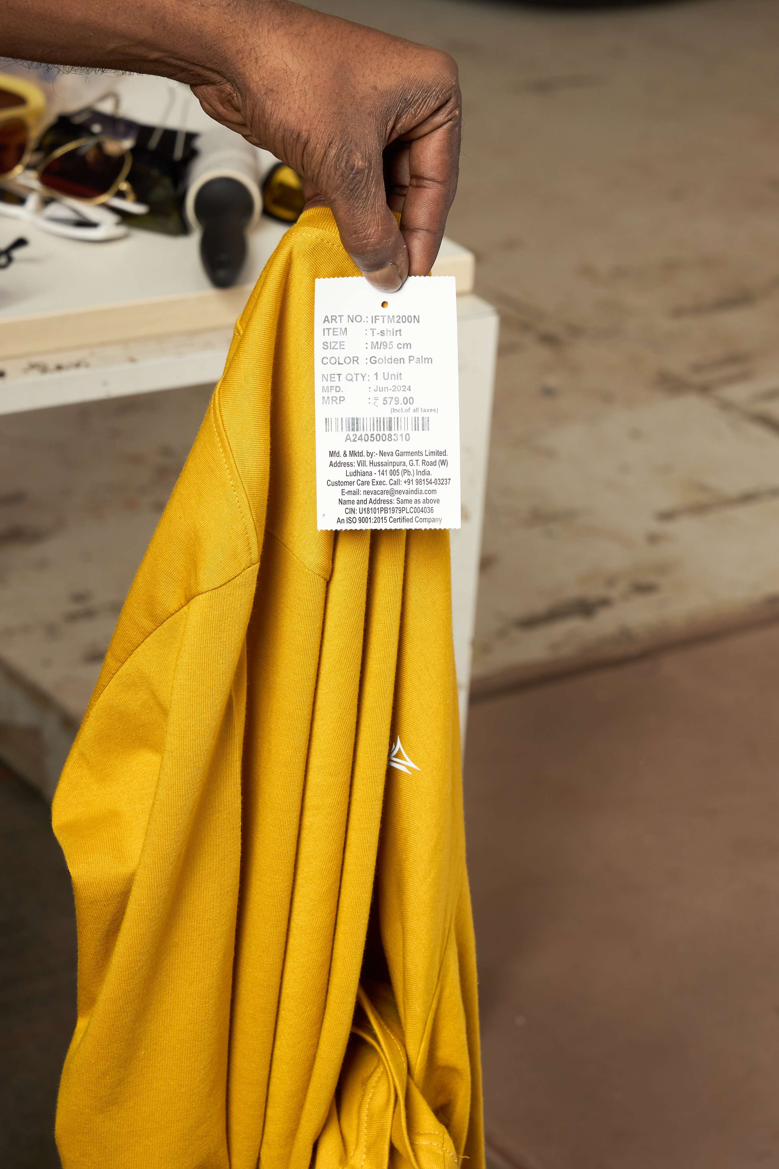 Neva Round Neck Solid Men tshirt Full sleeves Chest Logo