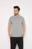 Neva Polo Neck dotted pattern Men tshirt Half sleeves chest pocket