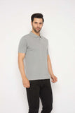 Neva Polo Neck dotted pattern Men tshirt Half sleeves chest pocket