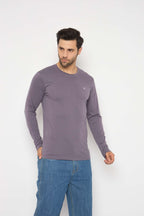 Neva Round Neck Solid Men tshirt Full sleeves Chest Logo