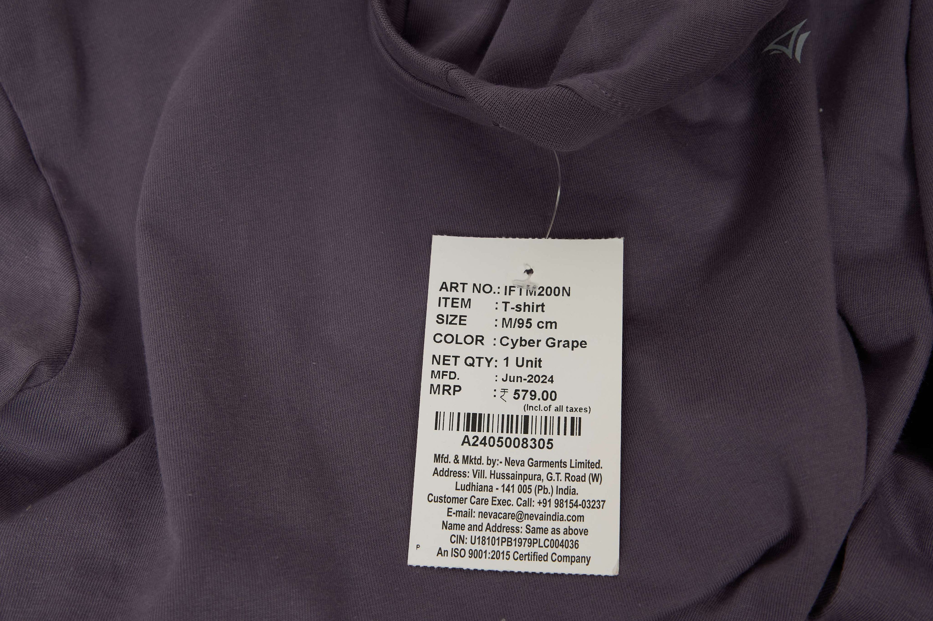 Neva Round Neck Solid Men tshirt Full sleeves Chest Logo