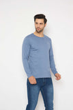Neva Round Neck Solid Men tshirt Full sleeves Chest Logo