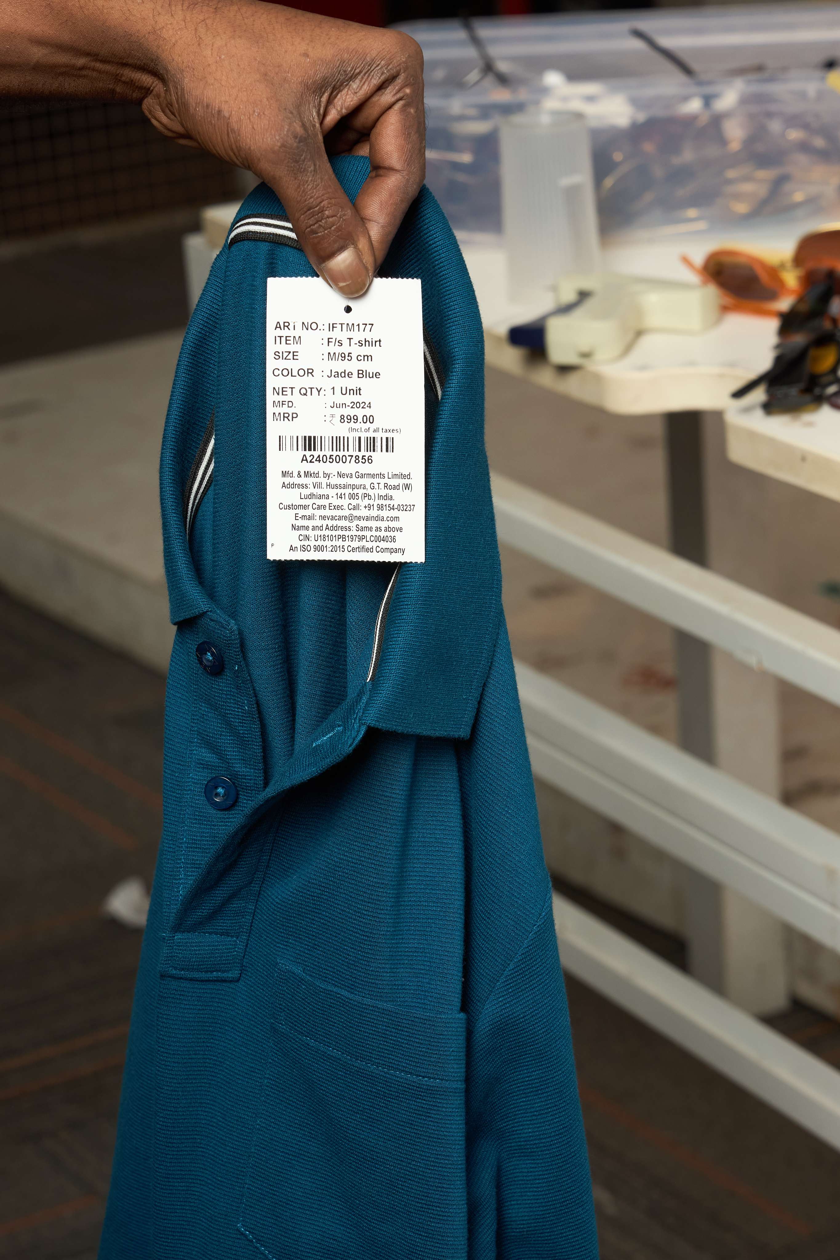 Neva Polo Neck Solid Men tshirt Full sleeves chest pocket