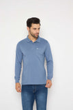 Neva Polo Neck Solid Men tshirt Full sleeves chest pocket