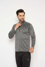 Neva High Neck Solid Men tshirt Full sleeves