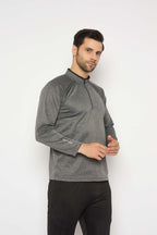 Neva High Neck Solid Men tshirt Full sleeves